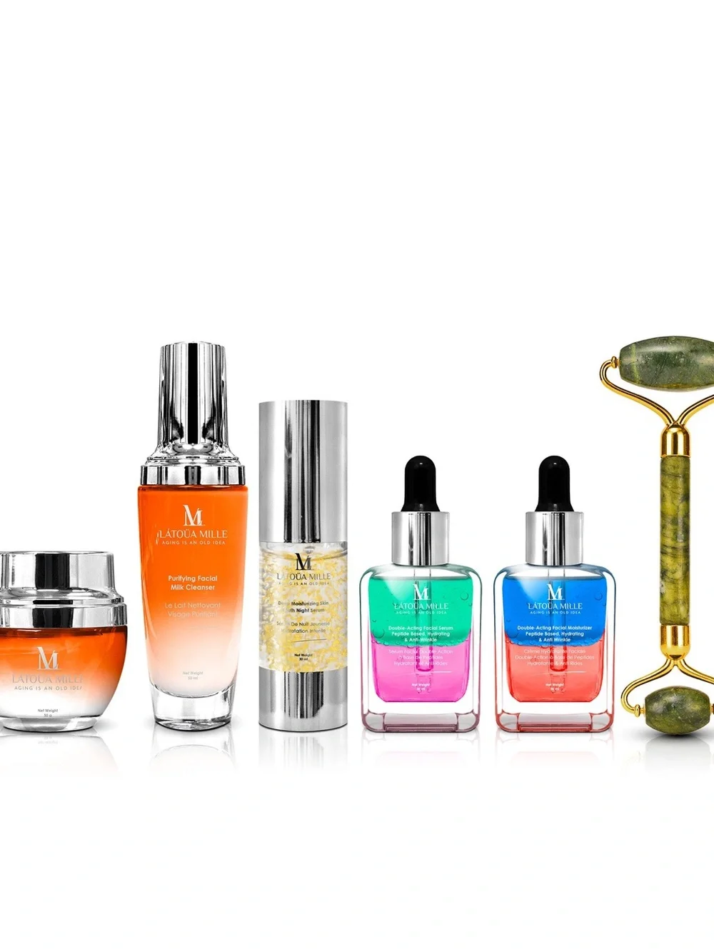 Latoua Mille Skin Youth Collection 6-Piece Luxury Anti-Aging Skincare Set